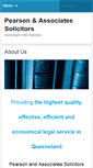 Mobile Screenshot of pearson-solicitors.com