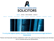 Tablet Screenshot of pearson-solicitors.com